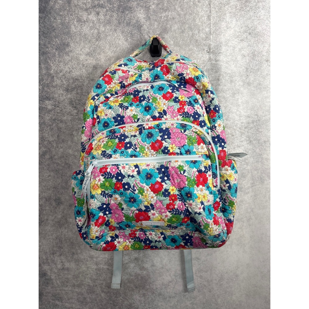 Vera Bradley Essential Large Backpack Far Out Floral
